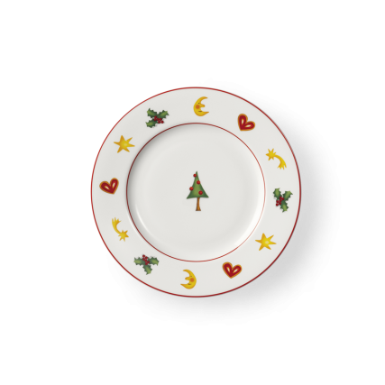 Dessertteller Tanne (21cm)-Season's Greetings