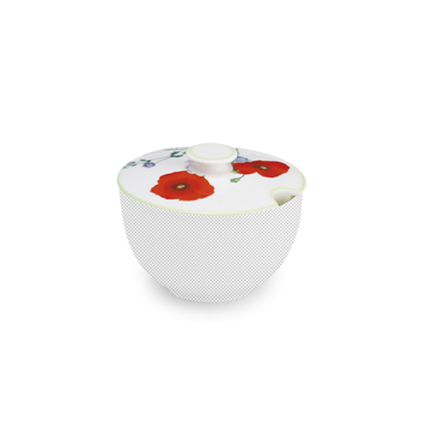 Deckel Zuckerdose rund-Summergarden