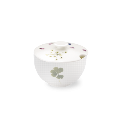 Lid of sugar bowl round-Wild Herbs