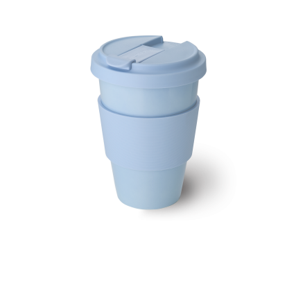 Solid Color Coffee-To-Go Becher Morgenblau (0,4l)-Coffee-To-Go