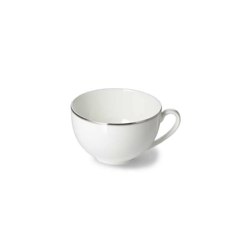 Kaffeetasse Platinrand (9,7cm; 0,25l) 