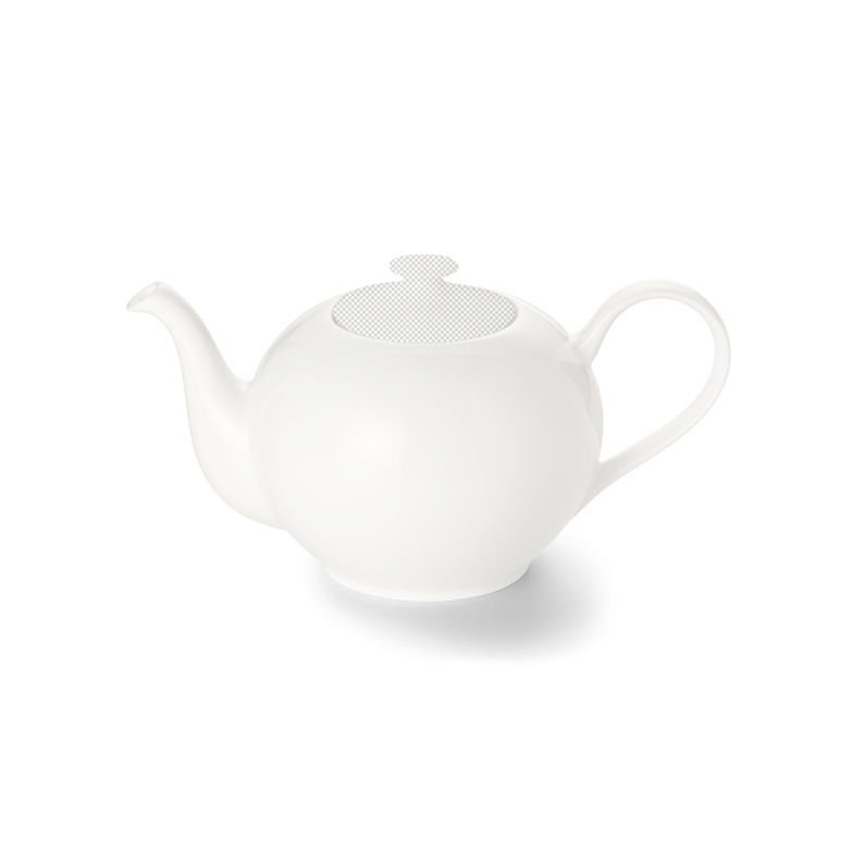 Teekanne ohne Deckel 0,40 l Weiß 