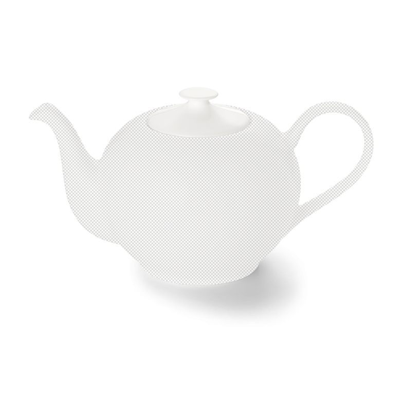Lid of teapot 0,90 l white 