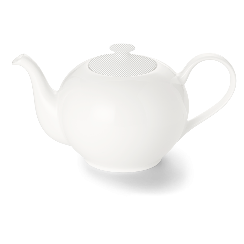 Teekanne Unterteil 1,30 l Weiß 