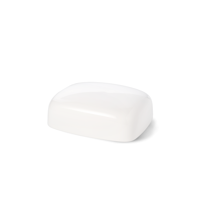 Lid of butter dish white 