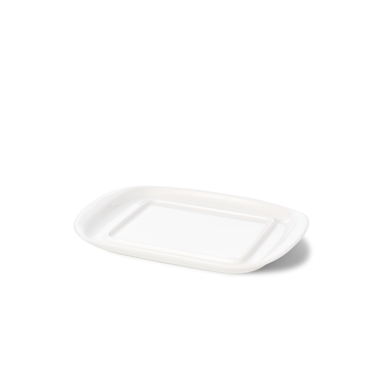 Base of butter dish white 