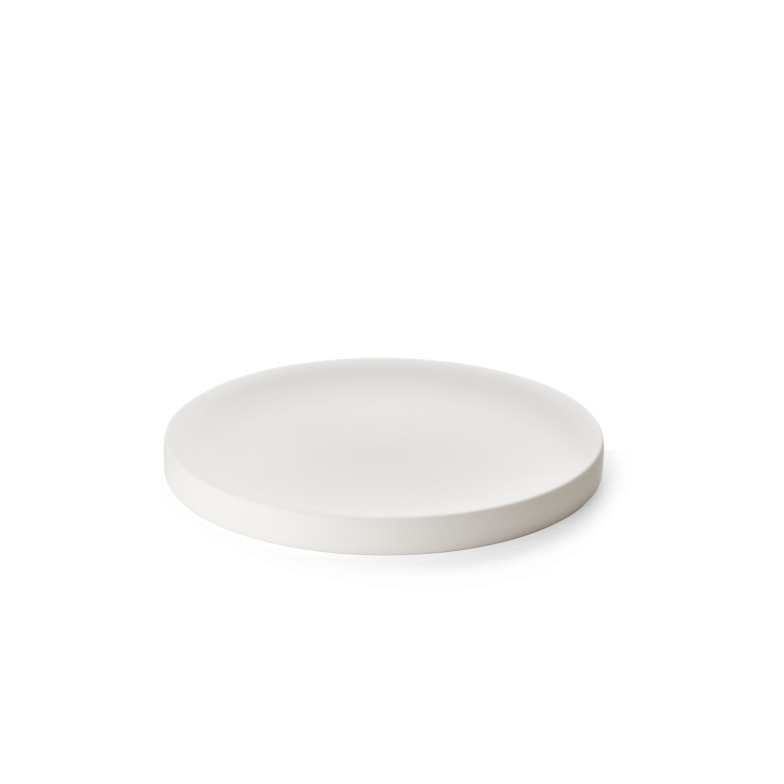 Dessert Plate (Matt) White (22cm) 