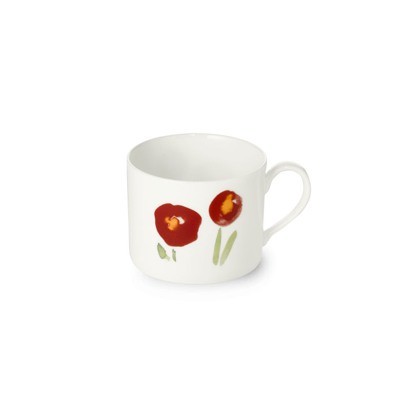 Coffee cup cyl. Red Poppy (0,25l) 