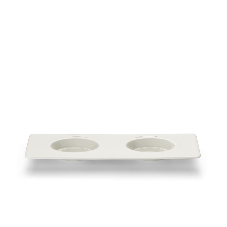 Tray 12x25 cm white 