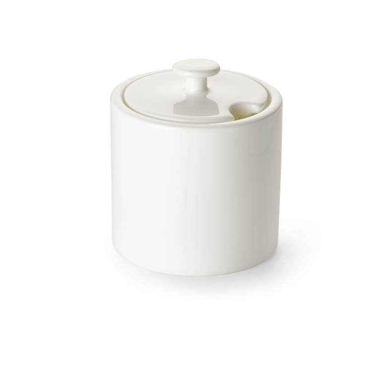 Base of covered sugar cylindrical white 