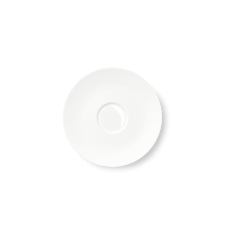 Coffee saucer (Matt) White (16cm) 