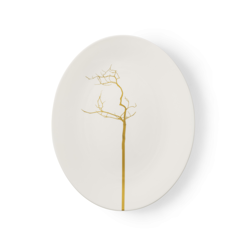 Oval Platter Gold (32cm) 