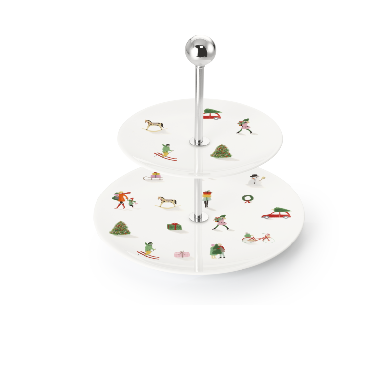 Cake stand with plate Multiple Colors (21cm) 