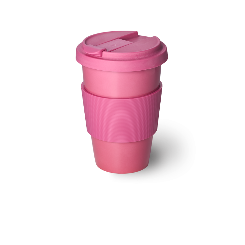 Solid Color Coffee-To-Go Cup Pink (0,35l) 