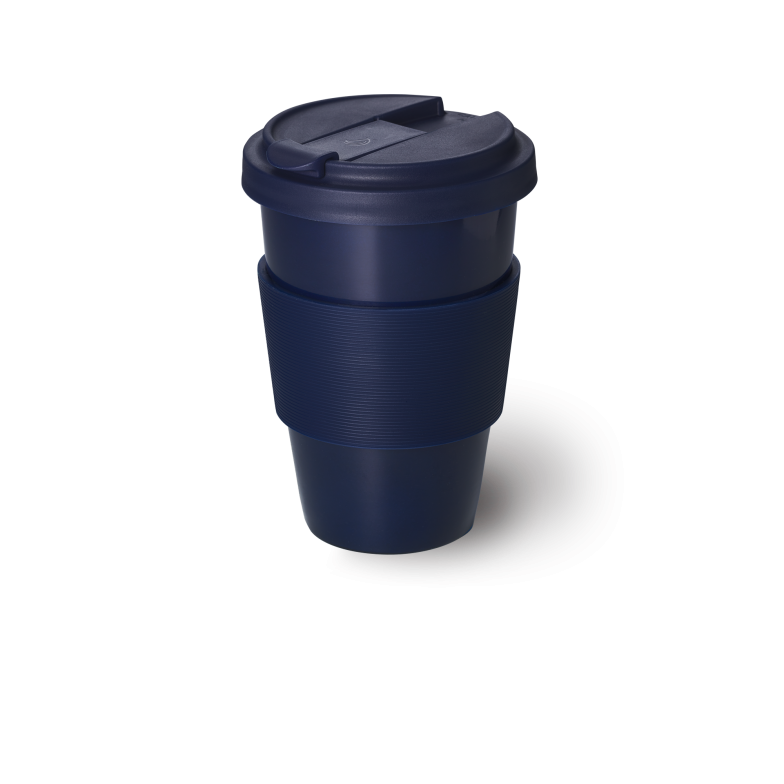 Solid Color Coffee-To-Go Cup Navy (0,35l) 