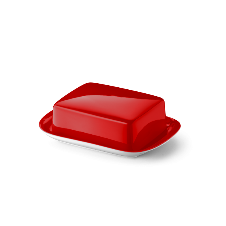 Butter dish Bright Red 