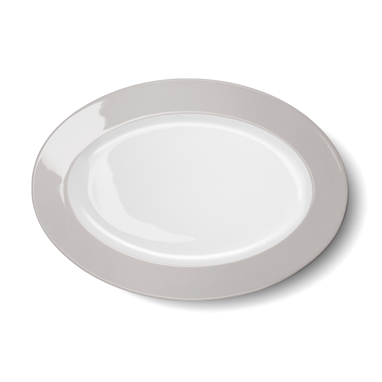 Oval Platter Pearl (33cm) 
