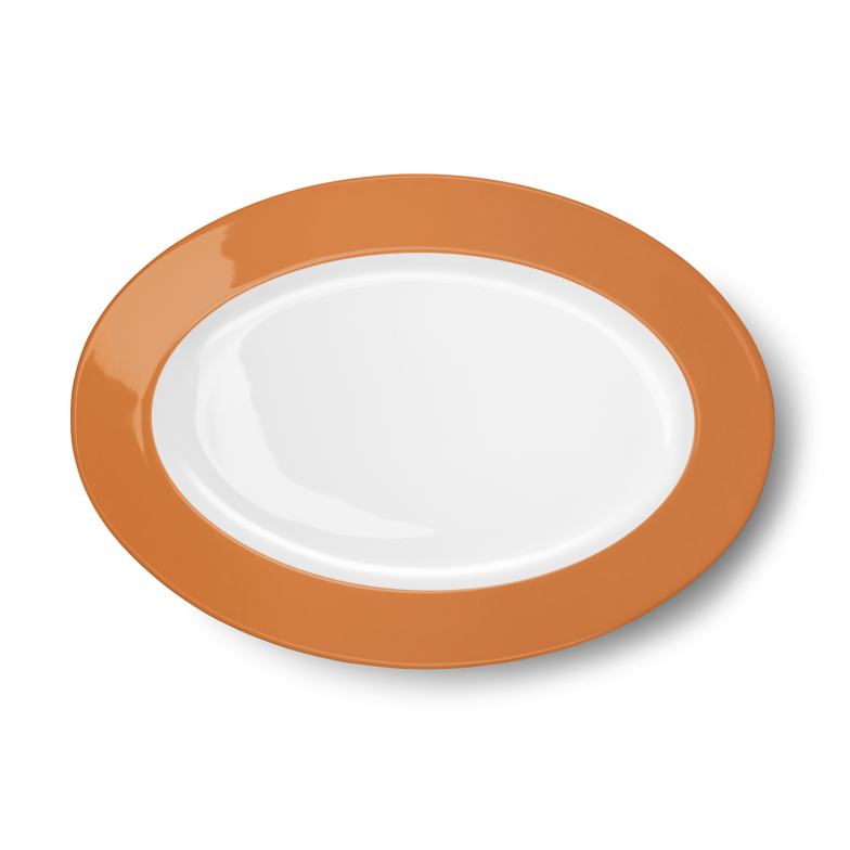 Oval Platter Orange (33cm) 