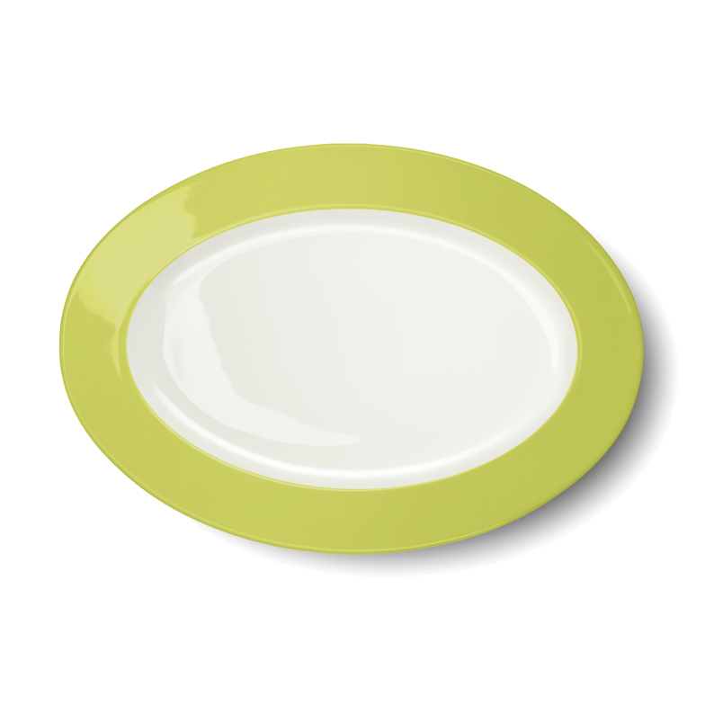 Oval Platter Lime (33cm) 