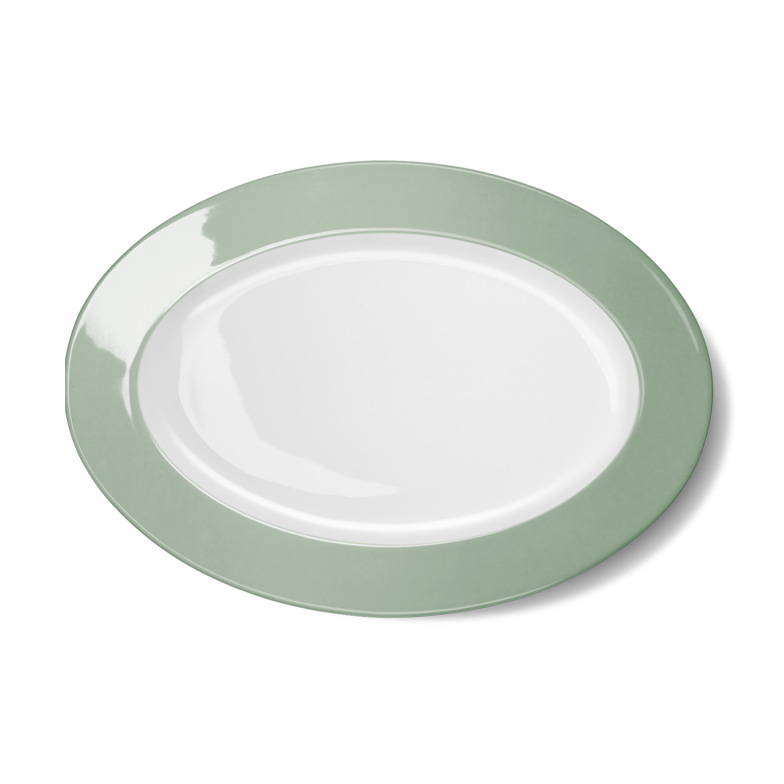 Oval Platter Sage (33cm) 