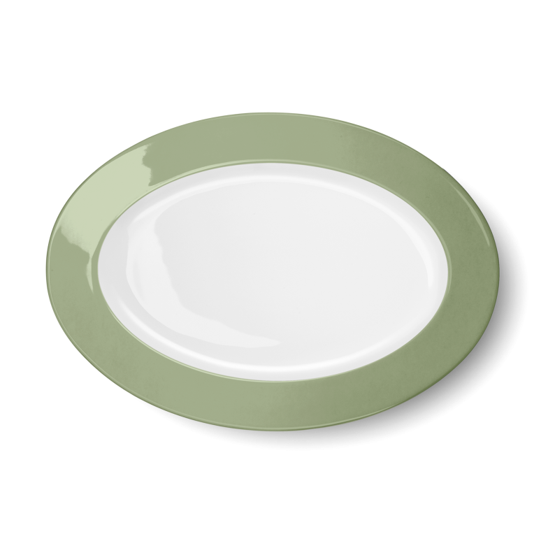 Oval Platter Khaki (33cm) 