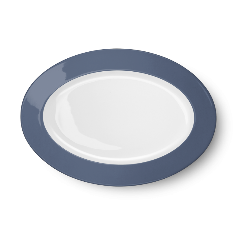 Oval Platter Indigo (33cm) 