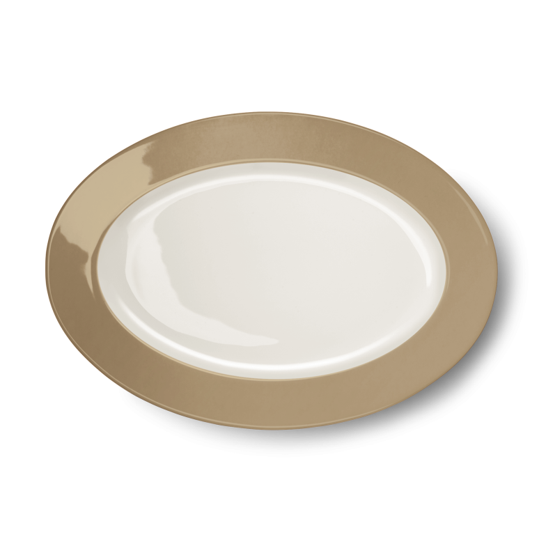 Ovale Platte Clay (33cm) 