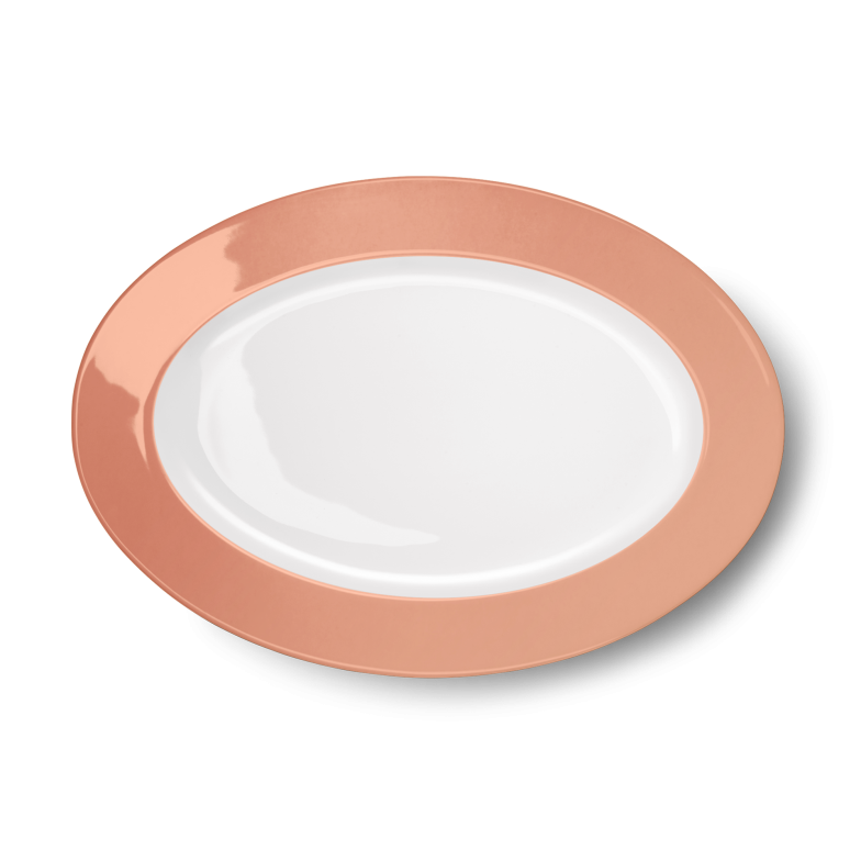 Ovale Platte Blush (33cm) 