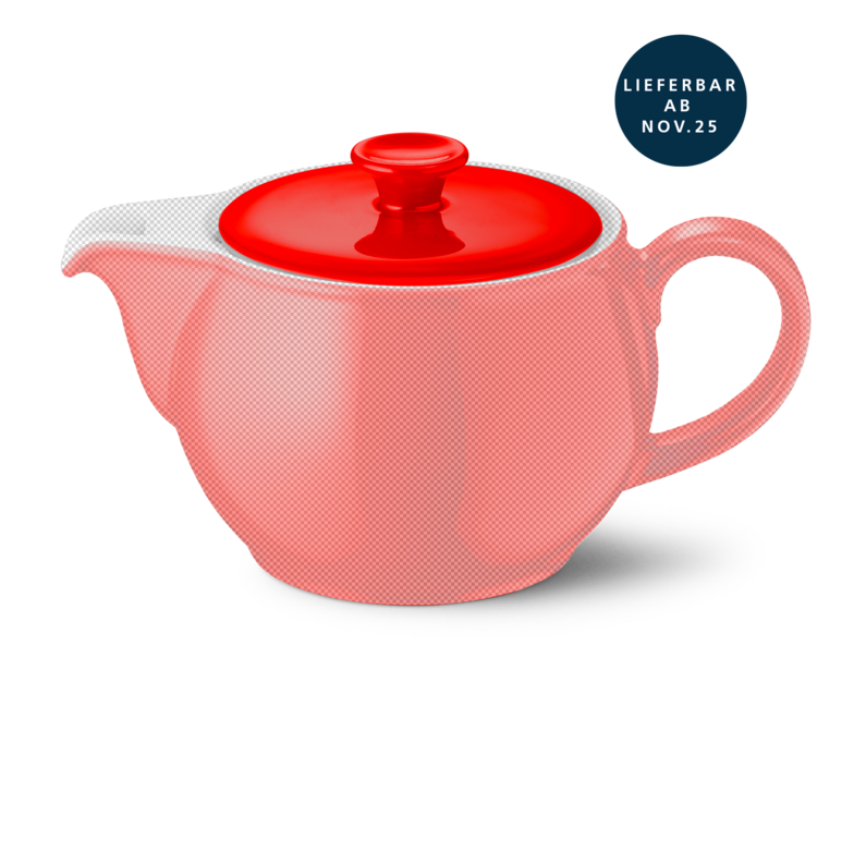 Lid of teapot Red (11,9cm; 1,1l) 