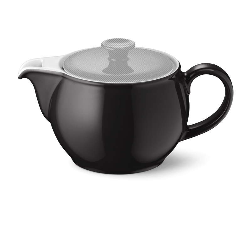 Teekanne Unterteil Schwarz (1,1l) 