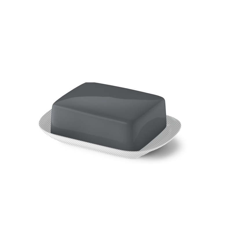 Upper part of butter dish Anthracite 