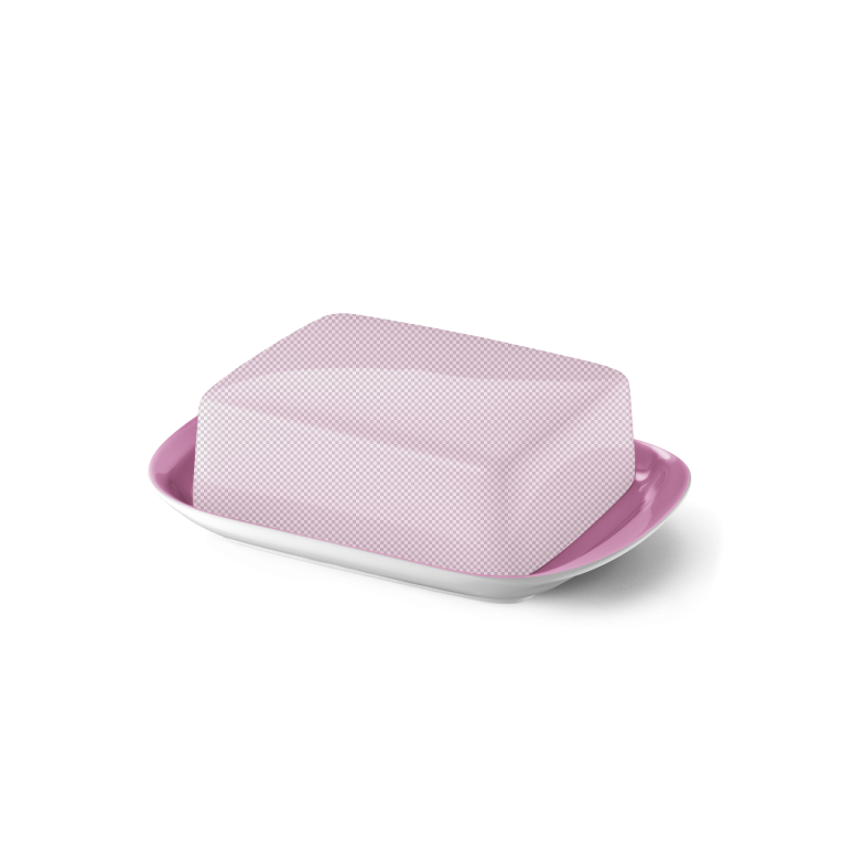 Base of butter dish Pink 