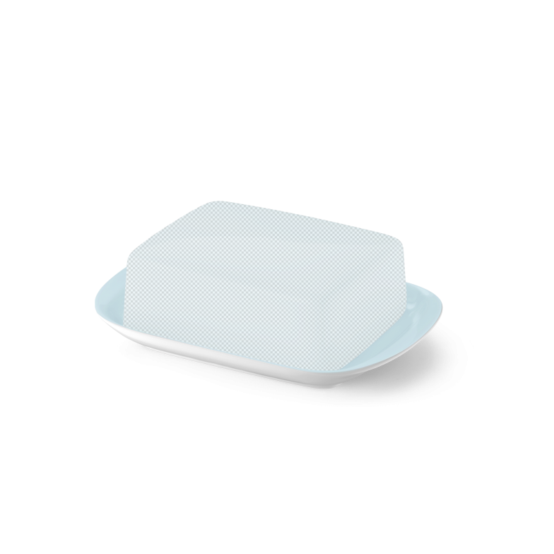 Base of butter dish Ice Blue 