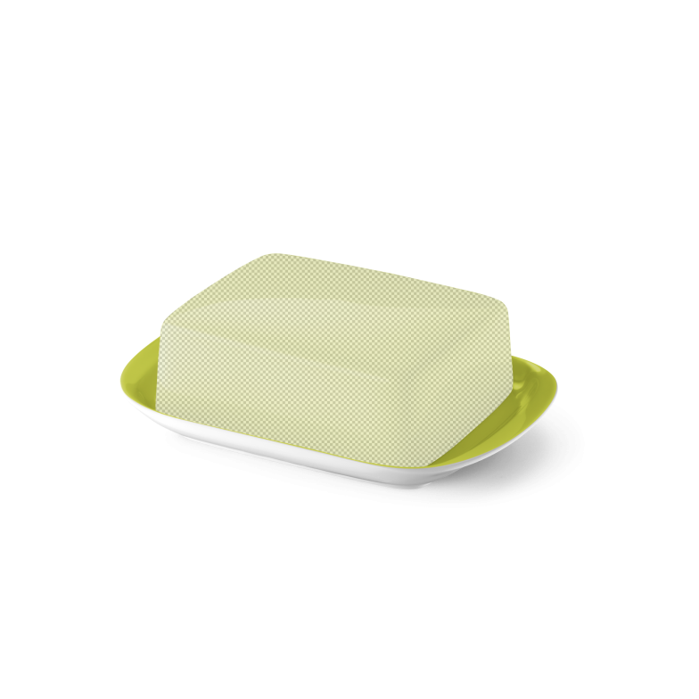 Base of butter dish Lime 