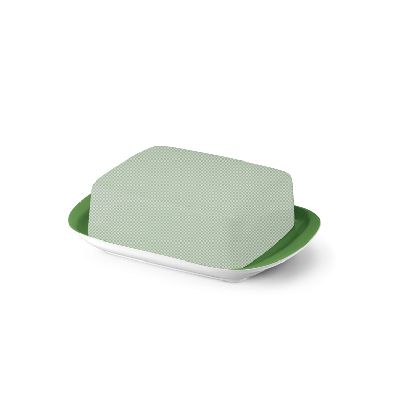 Base of butter dish Apple Green 