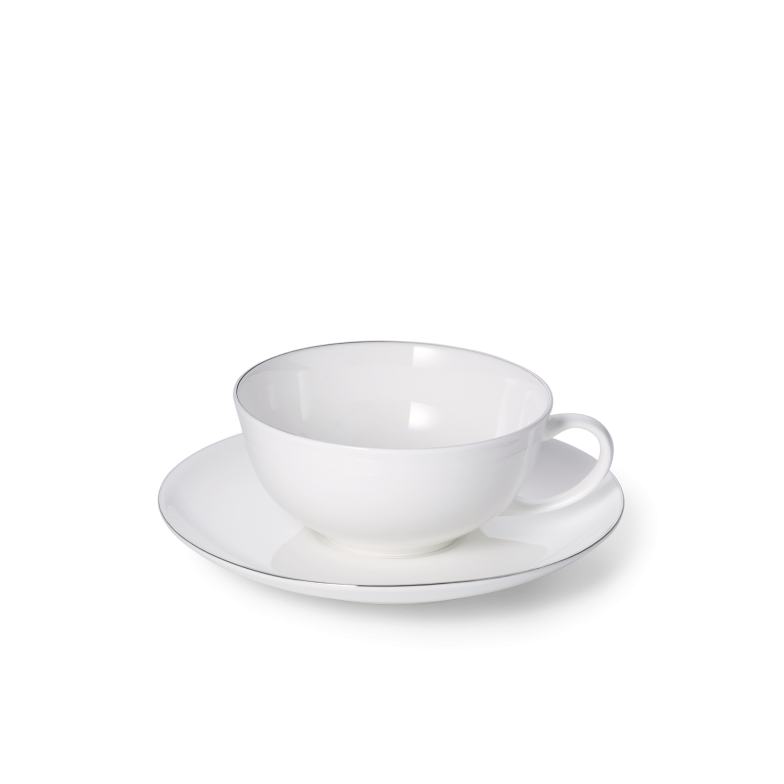 Set Tea cup Platin Rim (0,2l) 
