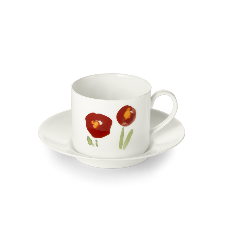 Set Coffee cup Red Poppy (0,25l) 