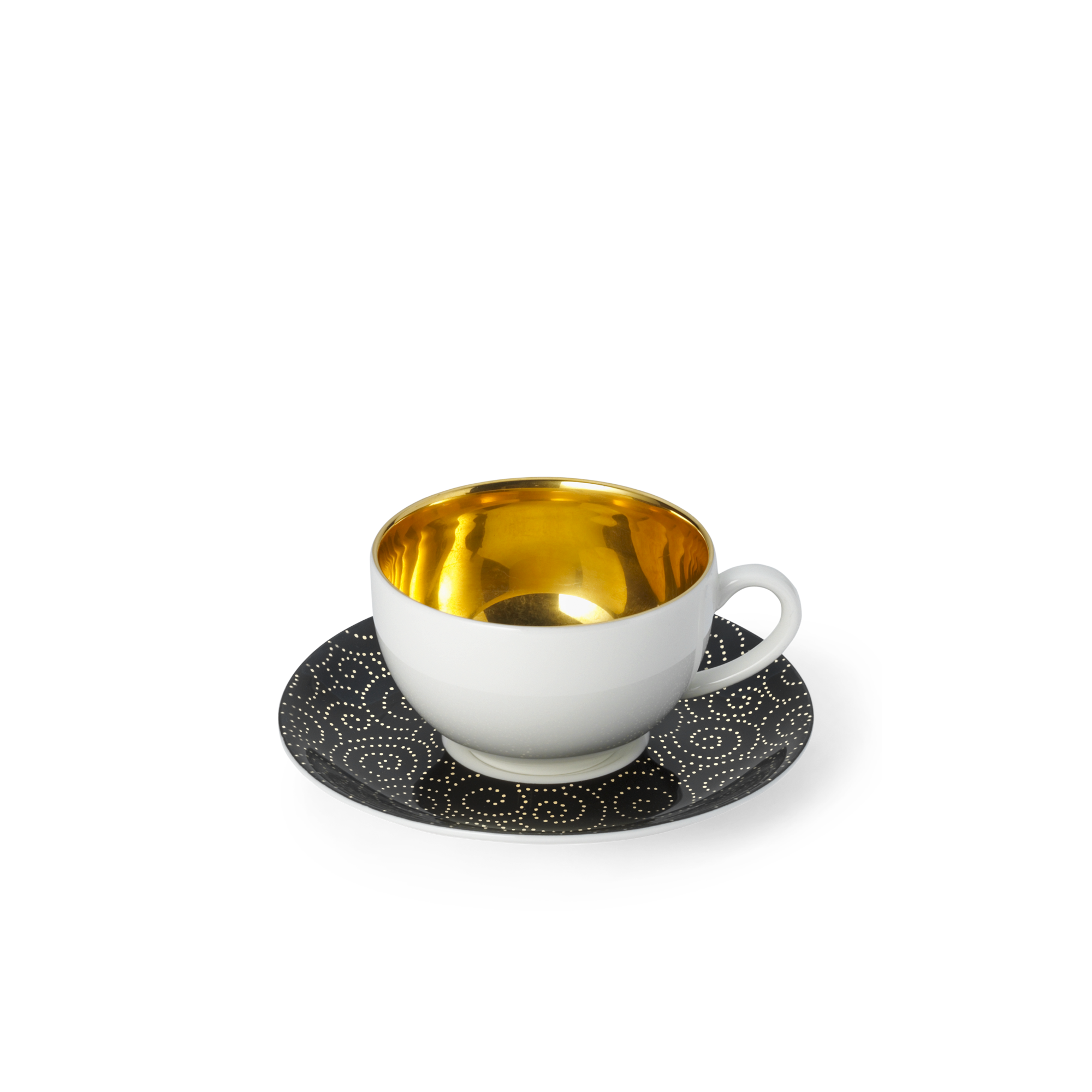 Ornament gold/black espresso set