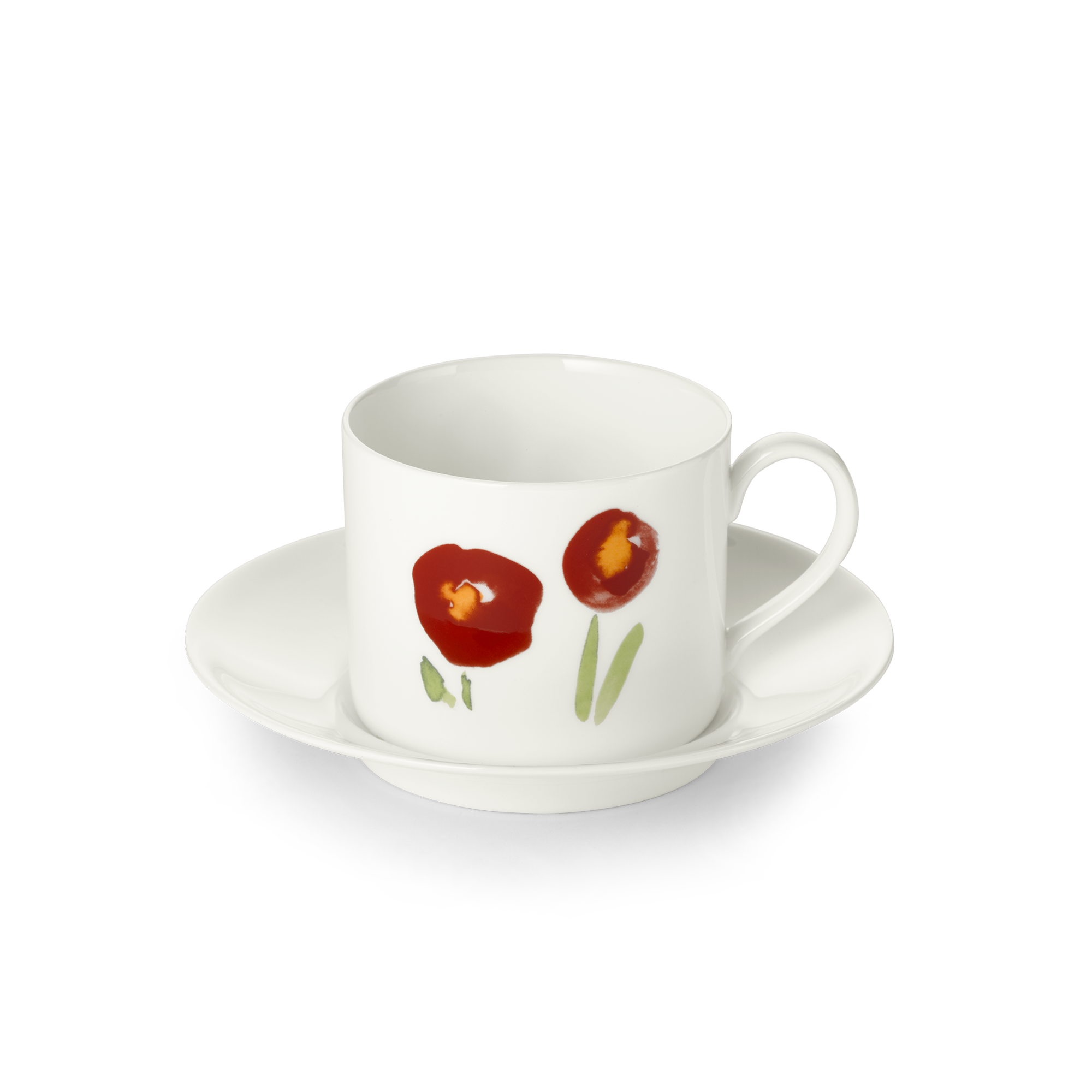 Coffee cup cyl. impression poppy seed