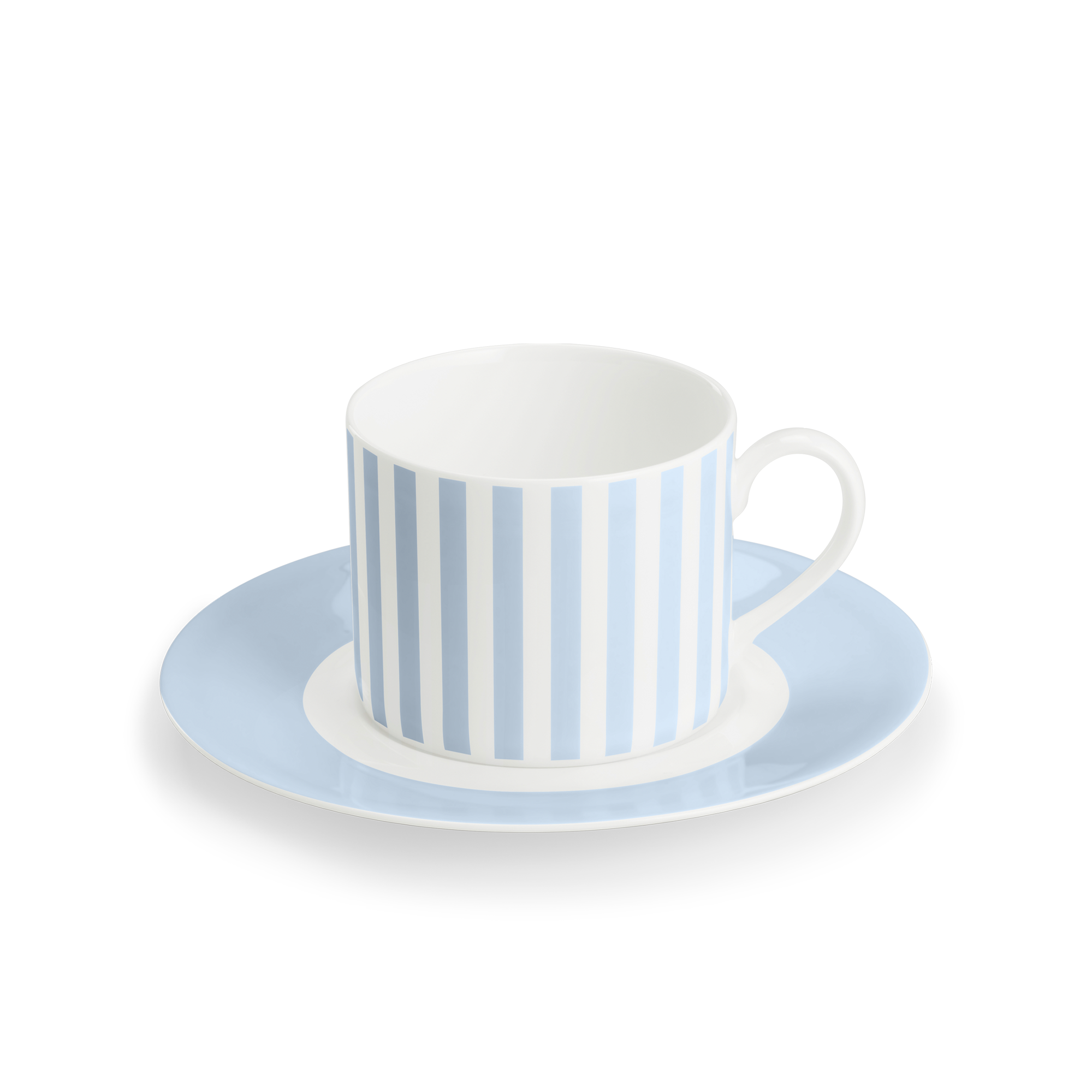 Coffee cup cyl. pastel light blue