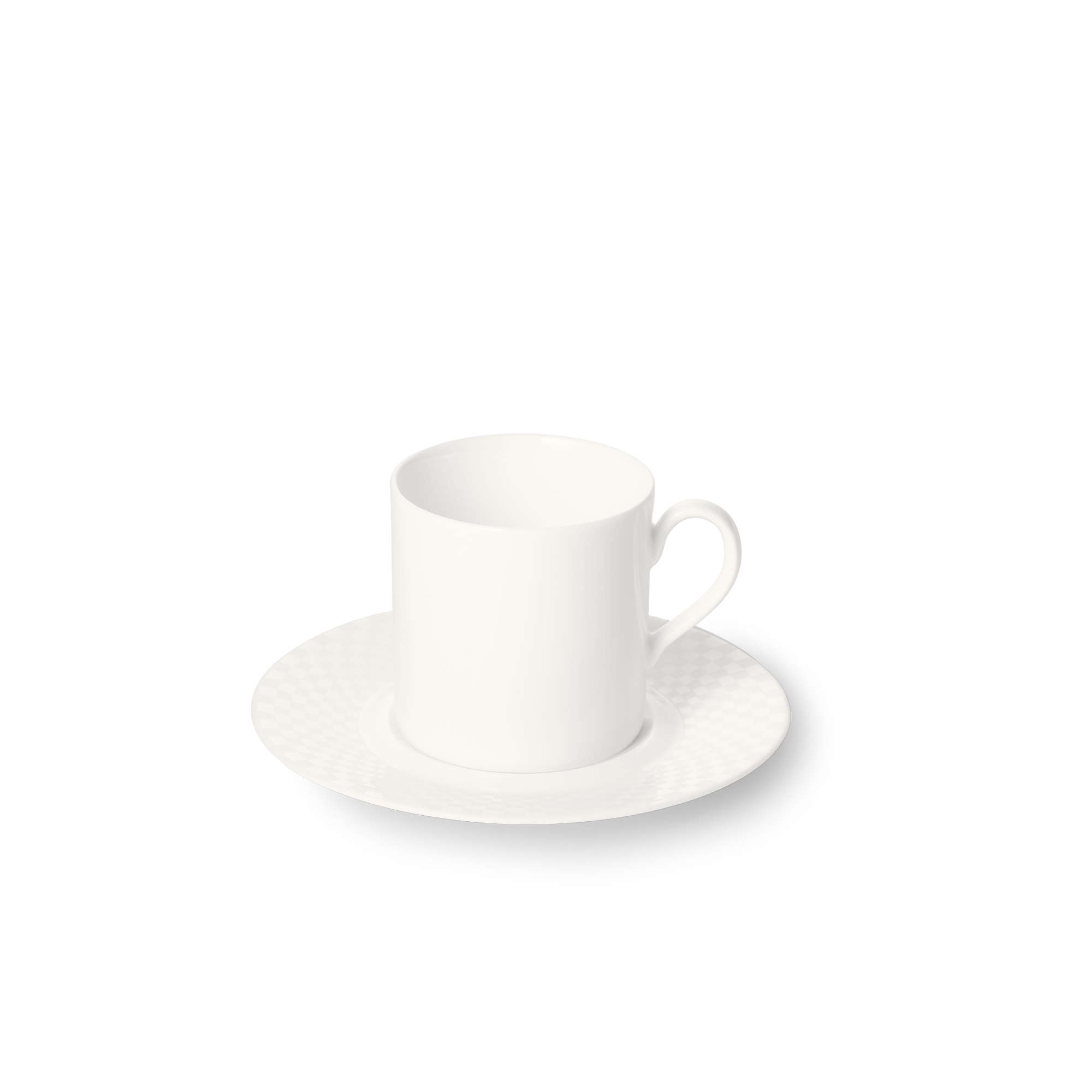 Espresso cup zyl Cross-White Squares