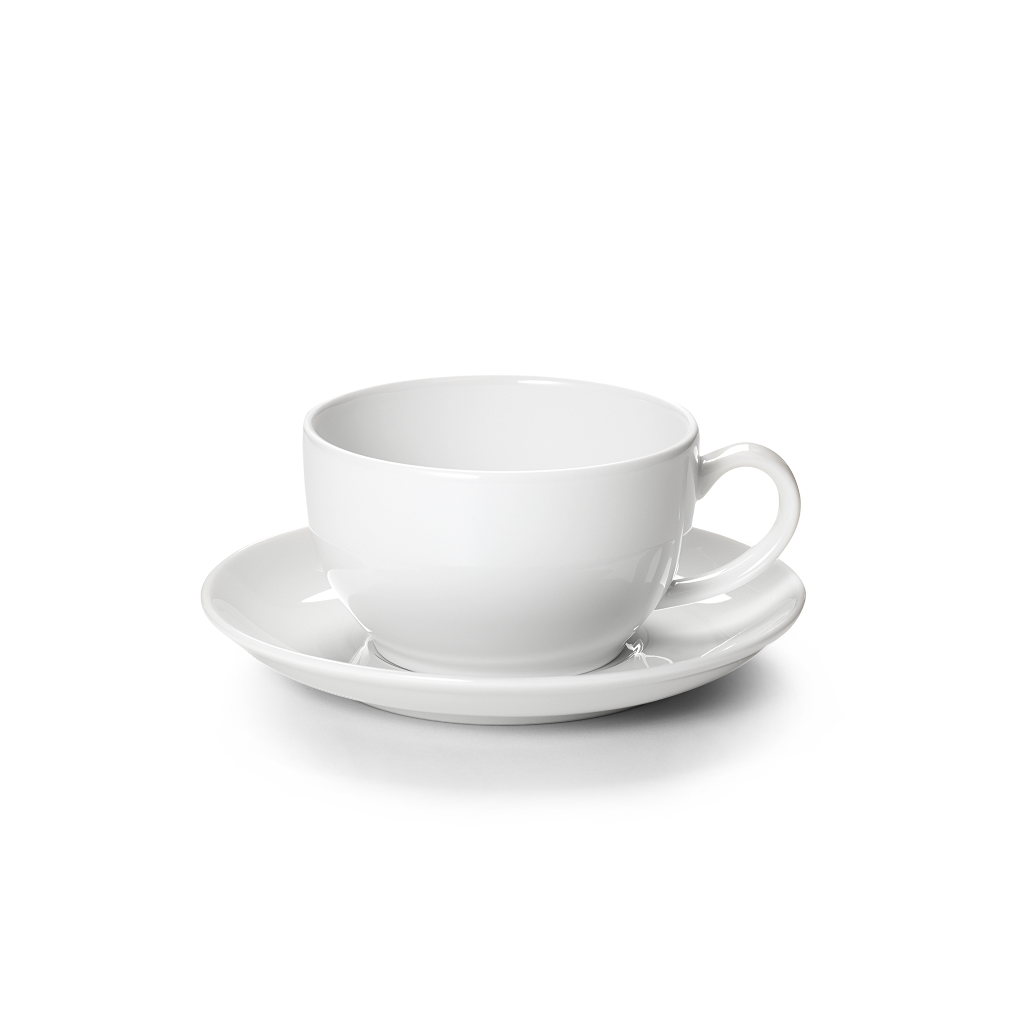 Set Kaffeetasse Solid Color Weiß