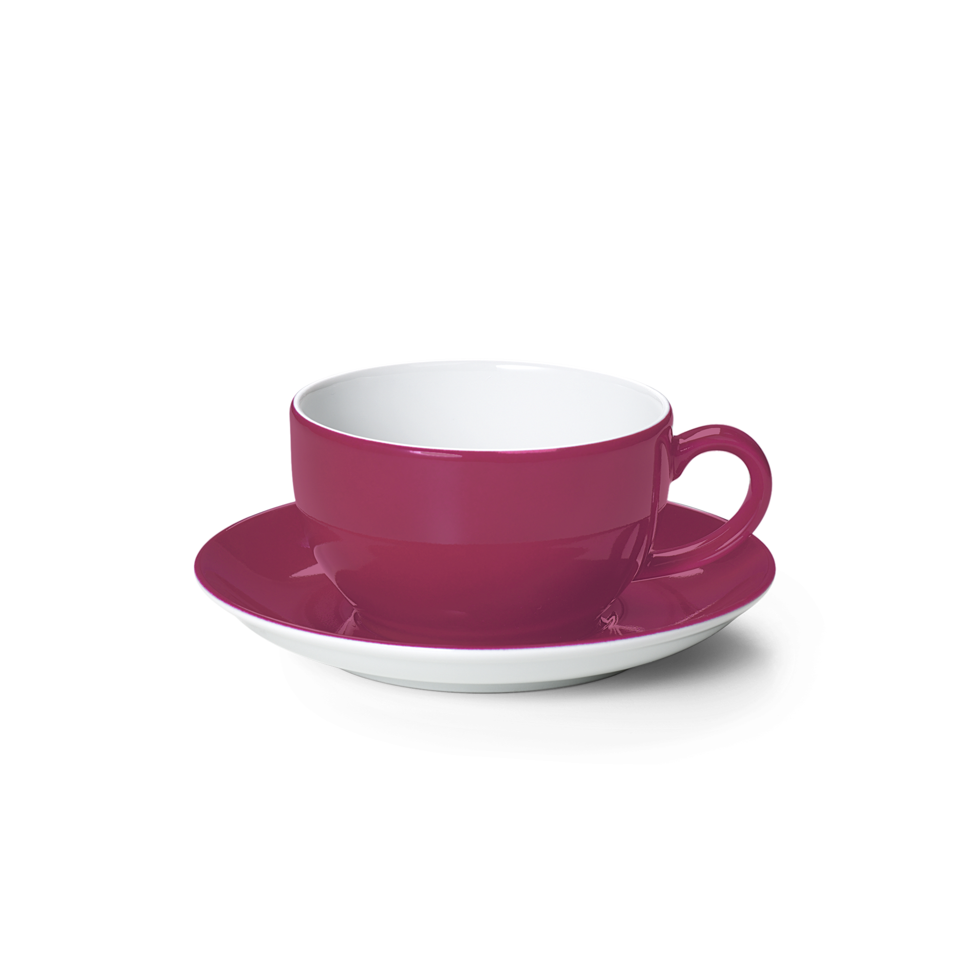 Set Kaffeetasse Solid Color Himbeere