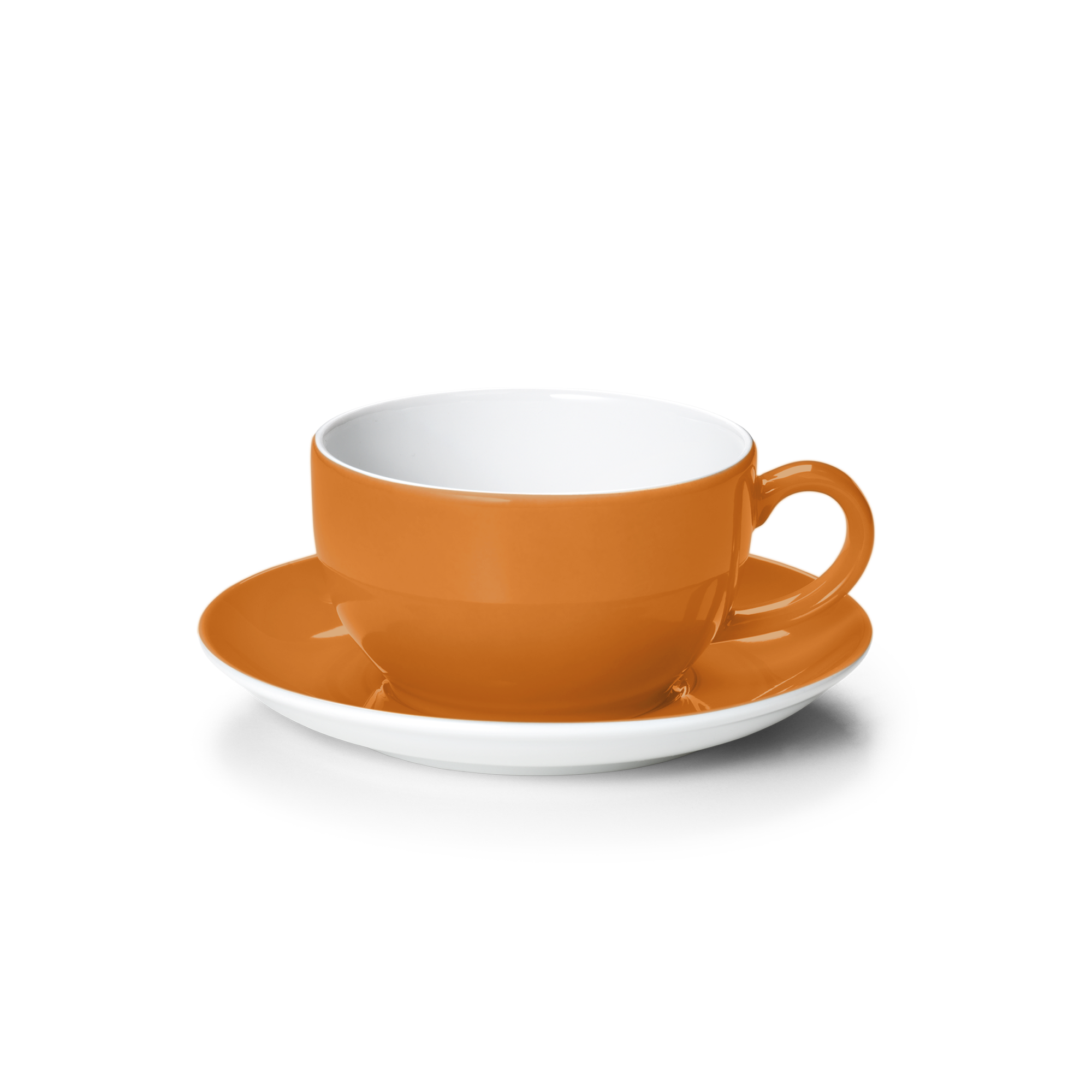 Cappuccino cup Solid Color Orange