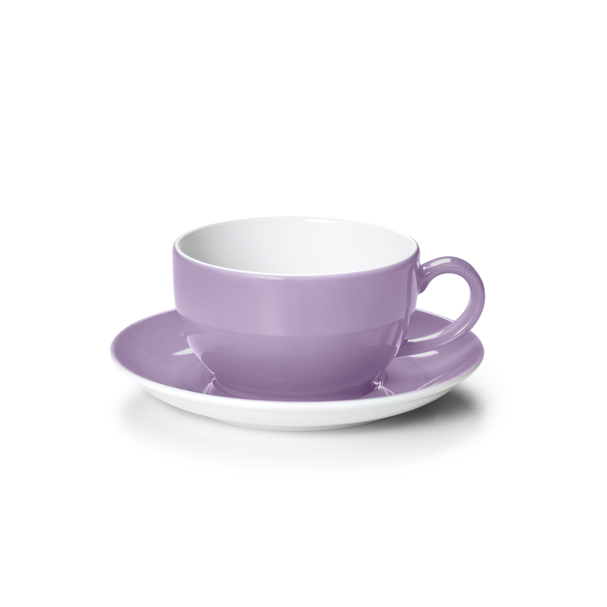 Cappuccino Tasse Solid Color Flieder