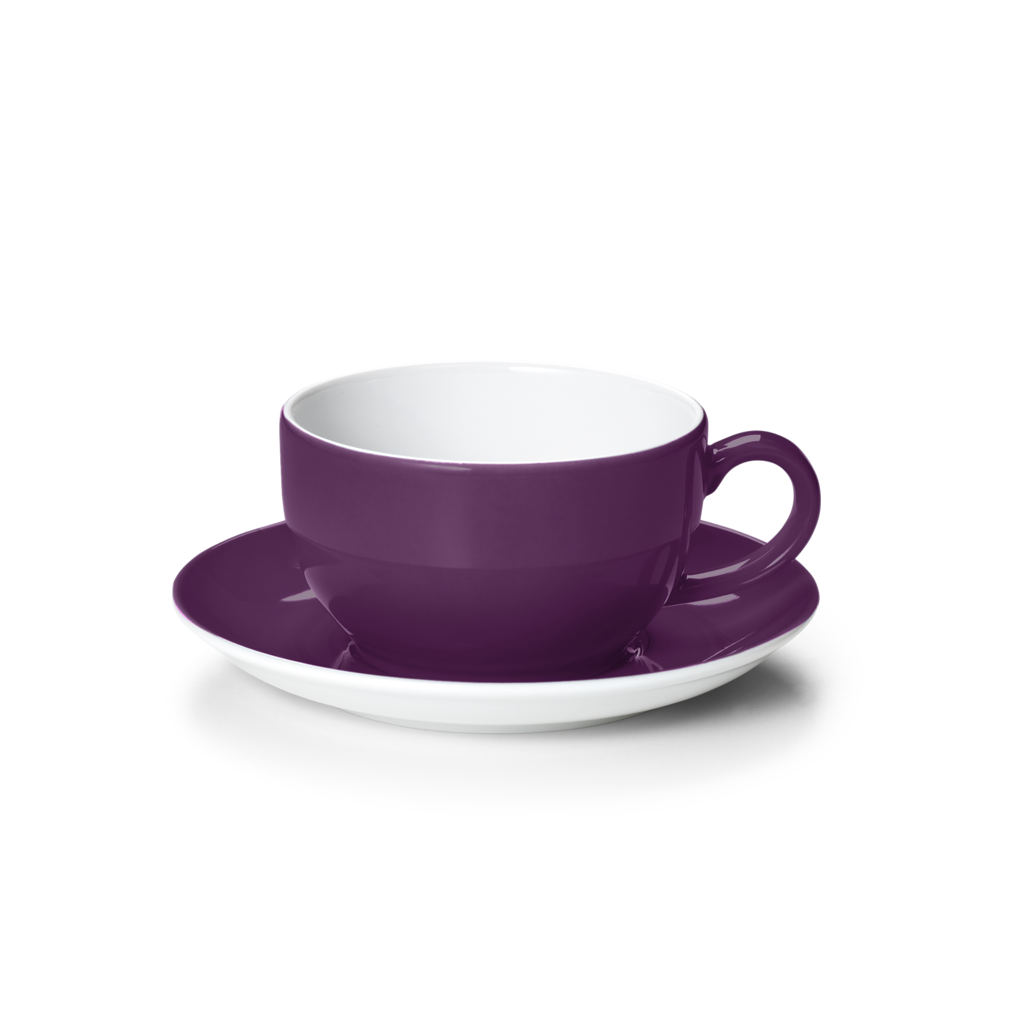 Cappuccino cup Solid Color Plum