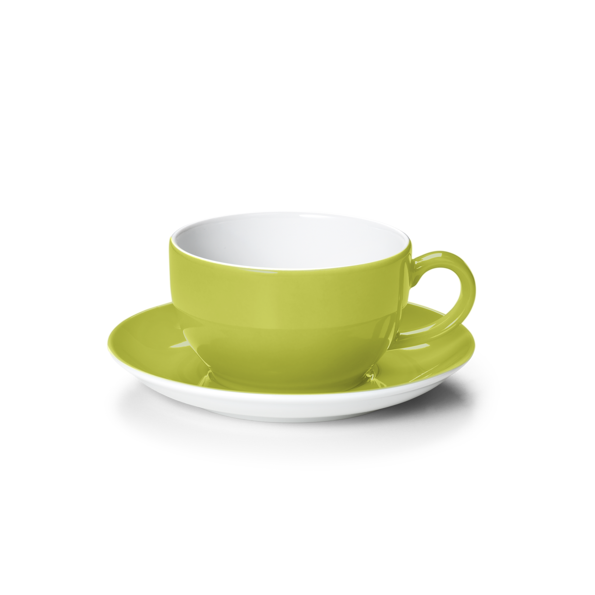 Cappuccino cup Solid Color Lime