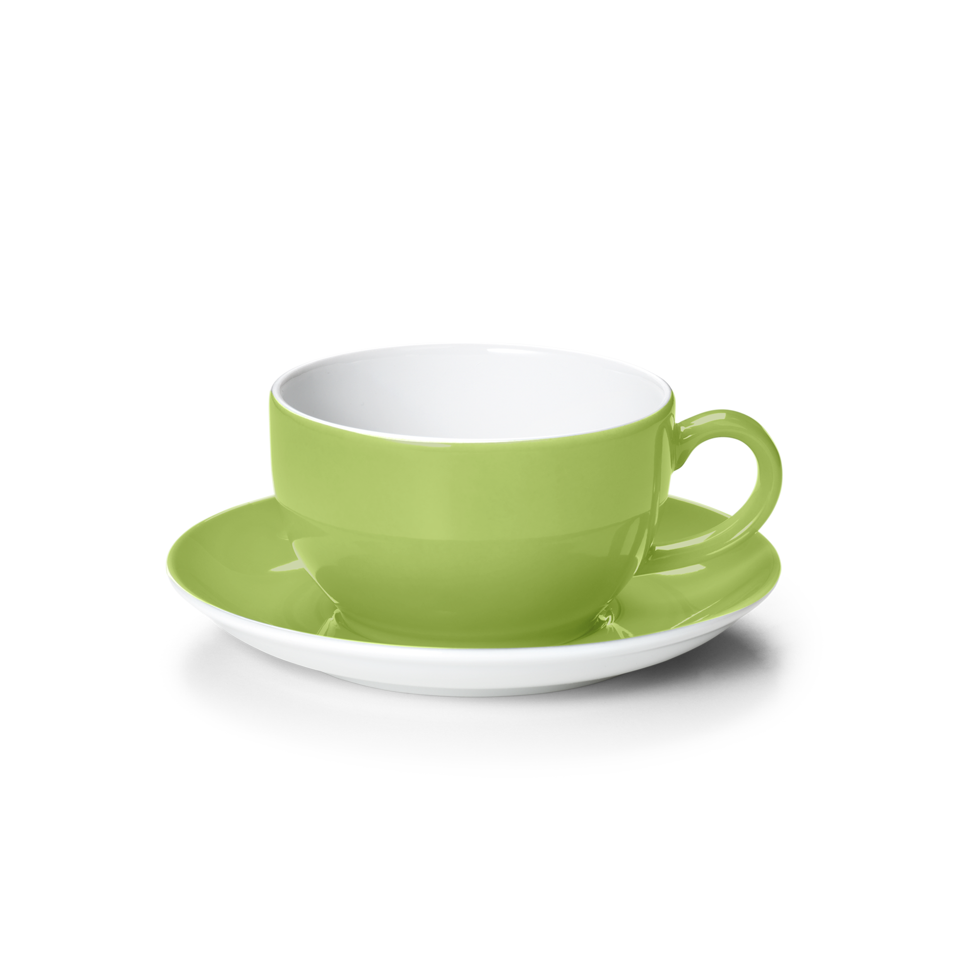 Cappuccino Tasse Solid Color Maigrün