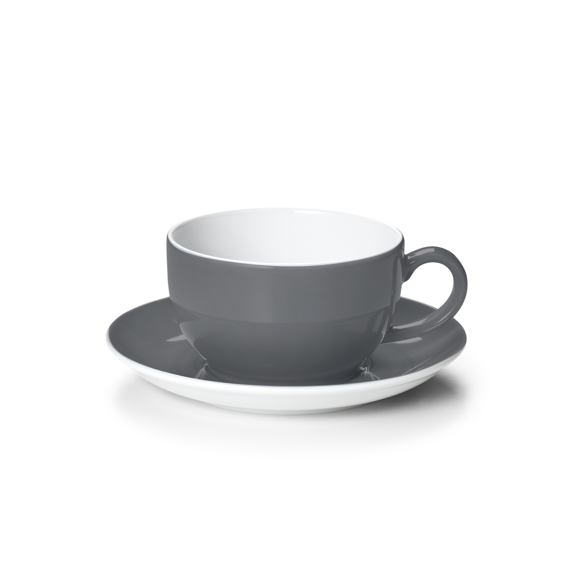Cappuccino cup Solid Color Anthracite