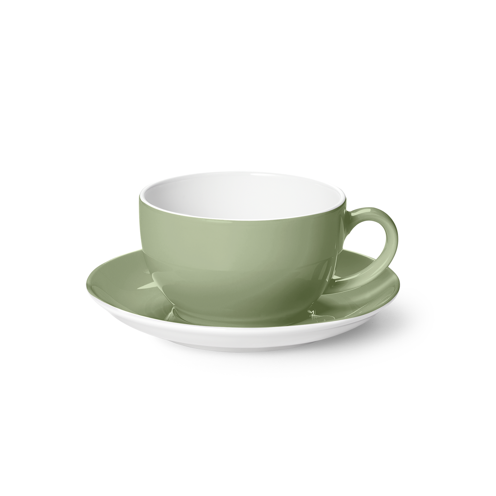 Cappuccino Mug Solid Color Khaki